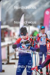 31.03.2023, Bessans, France (FRA): Kelvin Lecomte (FRA) - French Championships biathlon, mass, Bessans (FRA). www.nordicfocus.com. © Authamayou/NordicFocus. Every downloaded picture is fee-liable.