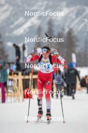 31.03.2023, Bessans, France (FRA): Alexis Bernard (FRA) - French Championships biathlon, mass, Bessans (FRA). www.nordicfocus.com. © Authamayou/NordicFocus. Every downloaded picture is fee-liable.