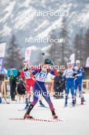31.03.2023, Bessans, France (FRA): Flavio Guy (FRA) - French Championships biathlon, mass, Bessans (FRA). www.nordicfocus.com. © Authamayou/NordicFocus. Every downloaded picture is fee-liable.