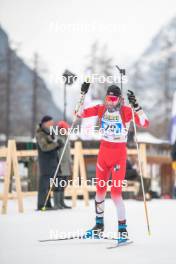 31.03.2023, Bessans, France (FRA): Evan Rey (FRA) - French Championships biathlon, mass, Bessans (FRA). www.nordicfocus.com. © Authamayou/NordicFocus. Every downloaded picture is fee-liable.