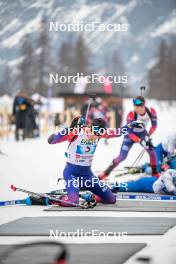 31.03.2023, Bessans, France (FRA): Leo Carlier (FRA) - French Championships biathlon, mass, Bessans (FRA). www.nordicfocus.com. © Authamayou/NordicFocus. Every downloaded picture is fee-liable.
