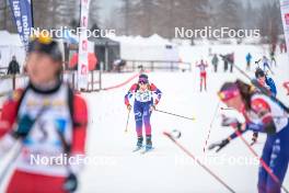 31.03.2023, Bessans, France (FRA): Louna Bouillet (FRA) - French Championships biathlon, mass, Bessans (FRA). www.nordicfocus.com. © Authamayou/NordicFocus. Every downloaded picture is fee-liable.