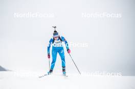 31.03.2023, Bessans, France (FRA): Lola Boudin (FRA) - French Championships biathlon, mass, Bessans (FRA). www.nordicfocus.com. © Authamayou/NordicFocus. Every downloaded picture is fee-liable.