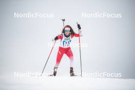 31.03.2023, Bessans, France (FRA): Matilda Dodos (FRA) - French Championships biathlon, mass, Bessans (FRA). www.nordicfocus.com. © Authamayou/NordicFocus. Every downloaded picture is fee-liable.