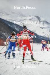 01.04.2023, Bessans, France (FRA): Martin Botet (FRA) - French Championships biathlon, mass, Bessans (FRA). www.nordicfocus.com. © Authamayou/NordicFocus. Every downloaded picture is fee-liable.