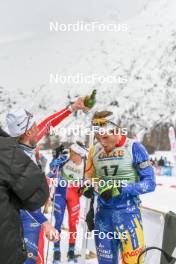 01.04.2023, Bessans, France (FRA): Jacques Jefferies (FRA), Thomas Briffaz (FRA), (l-r)  - French Championships biathlon, mass, Bessans (FRA). www.nordicfocus.com. © Authamayou/NordicFocus. Every downloaded picture is fee-liable.