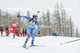01.04.2023, Bessans, France (FRA): Pauline Jacquet (FRA) - French Championships biathlon, mass, Bessans (FRA). www.nordicfocus.com. © Authamayou/NordicFocus. Every downloaded picture is fee-liable.