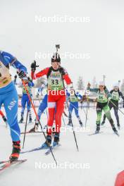01.04.2023, Bessans, France (FRA): Charlotte Giunta (FRA) - French Championships biathlon, mass, Bessans (FRA). www.nordicfocus.com. © Authamayou/NordicFocus. Every downloaded picture is fee-liable.