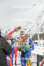 01.04.2023, Bessans, France (FRA): Jacques Jefferies (FRA), Thomas Briffaz (FRA), (l-r)  - French Championships biathlon, mass, Bessans (FRA). www.nordicfocus.com. © Authamayou/NordicFocus. Every downloaded picture is fee-liable.
