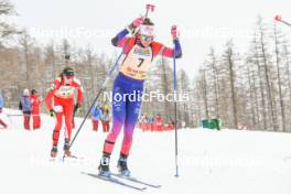 01.04.2023, Bessans, France (FRA): Leonie Jeannier (FRA) - French Championships biathlon, mass, Bessans (FRA). www.nordicfocus.com. © Authamayou/NordicFocus. Every downloaded picture is fee-liable.