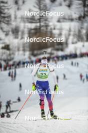 01.04.2023, Bessans, France (FRA): Esteban Javaux (FRA) - French Championships biathlon, mass, Bessans (FRA). www.nordicfocus.com. © Authamayou/NordicFocus. Every downloaded picture is fee-liable.