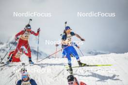 01.04.2023, Bessans, France (FRA): Anthony Lausenaz (FRA) - French Championships biathlon, mass, Bessans (FRA). www.nordicfocus.com. © Authamayou/NordicFocus. Every downloaded picture is fee-liable.
