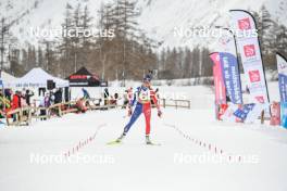 01.04.2023, Bessans, France (FRA): Fany Bertrand (FRA) - French Championships biathlon, mass, Bessans (FRA). www.nordicfocus.com. © Authamayou/NordicFocus. Every downloaded picture is fee-liable.