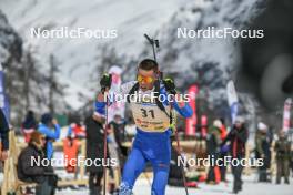 01.04.2023, Bessans, France (FRA): Lionel Jouannaud (FRA) - French Championships biathlon, mass, Bessans (FRA). www.nordicfocus.com. © Authamayou/NordicFocus. Every downloaded picture is fee-liable.