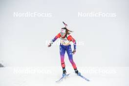 01.04.2023, Bessans, France (FRA): Leonie Jeannier (FRA) - French Championships biathlon, mass, Bessans (FRA). www.nordicfocus.com. © Authamayou/NordicFocus. Every downloaded picture is fee-liable.