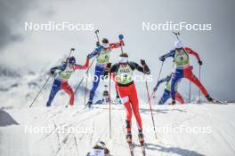 01.04.2023, Bessans, France (FRA): Ambroise Meunier (FRA) - French Championships biathlon, mass, Bessans (FRA). www.nordicfocus.com. © Authamayou/NordicFocus. Every downloaded picture is fee-liable.
