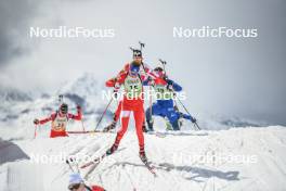 01.04.2023, Bessans, France (FRA): Corentin Jacob (FRA) - French Championships biathlon, mass, Bessans (FRA). www.nordicfocus.com. © Authamayou/NordicFocus. Every downloaded picture is fee-liable.