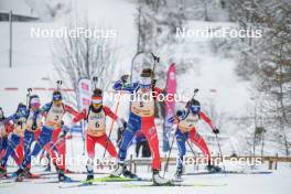 01.04.2023, Bessans, France (FRA): Oceane Michelon (FRA) - French Championships biathlon, mass, Bessans (FRA). www.nordicfocus.com. © Authamayou/NordicFocus. Every downloaded picture is fee-liable.