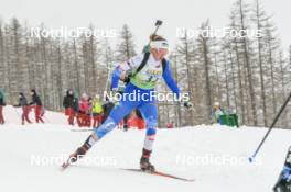 01.04.2023, Bessans, France (FRA): Chloe Favre (FRA) - French Championships biathlon, mass, Bessans (FRA). www.nordicfocus.com. © Authamayou/NordicFocus. Every downloaded picture is fee-liable.