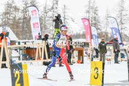 01.04.2023, Bessans, France (FRA): Camille Coupe (FRA) - French Championships biathlon, mass, Bessans (FRA). www.nordicfocus.com. © Authamayou/NordicFocus. Every downloaded picture is fee-liable.