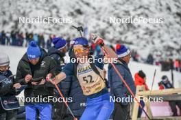 01.04.2023, Bessans, France (FRA): Anthony Lausenaz (FRA) - French Championships biathlon, mass, Bessans (FRA). www.nordicfocus.com. © Authamayou/NordicFocus. Every downloaded picture is fee-liable.