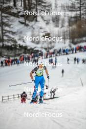 01.04.2023, Bessans, France (FRA): Paul Stalder (FRA) - French Championships biathlon, mass, Bessans (FRA). www.nordicfocus.com. © Authamayou/NordicFocus. Every downloaded picture is fee-liable.