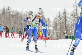 01.04.2023, Bessans, France (FRA): Manon Perrillat Bottonet (FRA) - French Championships biathlon, mass, Bessans (FRA). www.nordicfocus.com. © Authamayou/NordicFocus. Every downloaded picture is fee-liable.