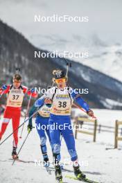 01.04.2023, Bessans, France (FRA): Max Grenard (FRA) - French Championships biathlon, mass, Bessans (FRA). www.nordicfocus.com. © Authamayou/NordicFocus. Every downloaded picture is fee-liable.