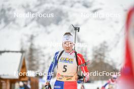 01.04.2023, Bessans, France (FRA): Oceane Michelon (FRA) - French Championships biathlon, mass, Bessans (FRA). www.nordicfocus.com. © Authamayou/NordicFocus. Every downloaded picture is fee-liable.
