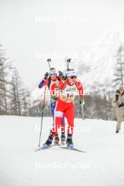 01.04.2023, Bessans, France (FRA): Celia Henaff (FRA) - French Championships biathlon, mass, Bessans (FRA). www.nordicfocus.com. © Authamayou/NordicFocus. Every downloaded picture is fee-liable.