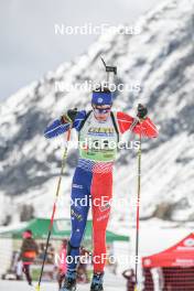 01.04.2023, Bessans, France (FRA): Valentin Lejeune (FRA) - French Championships biathlon, mass, Bessans (FRA). www.nordicfocus.com. © Authamayou/NordicFocus. Every downloaded picture is fee-liable.