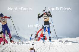 01.04.2023, Bessans, France (FRA): Guillaume Poirot (FRA) - French Championships biathlon, mass, Bessans (FRA). www.nordicfocus.com. © Authamayou/NordicFocus. Every downloaded picture is fee-liable.