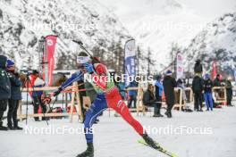 01.04.2023, Bessans, France (FRA): Paul Fontaine (FRA) - French Championships biathlon, mass, Bessans (FRA). www.nordicfocus.com. © Authamayou/NordicFocus. Every downloaded picture is fee-liable.