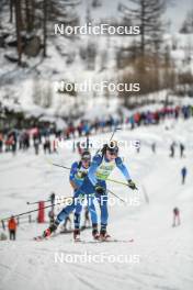 01.04.2023, Bessans, France (FRA): Martin Bourgeois Republique (FRA) - French Championships biathlon, mass, Bessans (FRA). www.nordicfocus.com. © Authamayou/NordicFocus. Every downloaded picture is fee-liable.