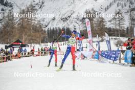 01.04.2023, Bessans, France (FRA): Oscar Lombardot (FRA) - French Championships biathlon, mass, Bessans (FRA). www.nordicfocus.com. © Authamayou/NordicFocus. Every downloaded picture is fee-liable.