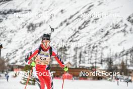 01.04.2023, Bessans, France (FRA): Noe Fuselier (FRA) - French Championships biathlon, mass, Bessans (FRA). www.nordicfocus.com. © Authamayou/NordicFocus. Every downloaded picture is fee-liable.