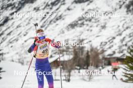 01.04.2023, Bessans, France (FRA): Justin Remonnay (FRA) - French Championships biathlon, mass, Bessans (FRA). www.nordicfocus.com. © Authamayou/NordicFocus. Every downloaded picture is fee-liable.