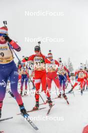 01.04.2023, Bessans, France (FRA): Eve Bouvard (FRA) - French Championships biathlon, mass, Bessans (FRA). www.nordicfocus.com. © Authamayou/NordicFocus. Every downloaded picture is fee-liable.