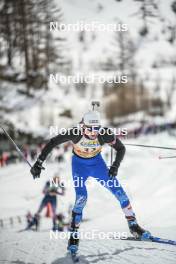 01.04.2023, Bessans, France (FRA): Judicael Perrillat Bottonet (FRA) - French Championships biathlon, mass, Bessans (FRA). www.nordicfocus.com. © Authamayou/NordicFocus. Every downloaded picture is fee-liable.