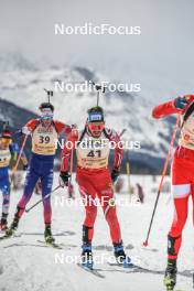 01.04.2023, Bessans, France (FRA): Mathieu Rey (FRA) - French Championships biathlon, mass, Bessans (FRA). www.nordicfocus.com. © Authamayou/NordicFocus. Every downloaded picture is fee-liable.