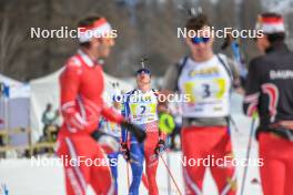 02.04.2023, Bessans, France (FRA): Quentin Fillon Maillet (FRA) - French Championships relay, Bessans (FRA). www.nordicfocus.com. © Authamayou/NordicFocus. Every downloaded picture is fee-liable.