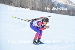 02.04.2023, Bessans, France (FRA): Fiona Laurent (FRA) - French Championships relay, Bessans (FRA). www.nordicfocus.com. © Authamayou/NordicFocus. Every downloaded picture is fee-liable.