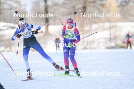 02.04.2023, Bessans, France (FRA): Lucie Gillet (FRA) - French Championships relay, Bessans (FRA). www.nordicfocus.com. © Authamayou/NordicFocus. Every downloaded picture is fee-liable.