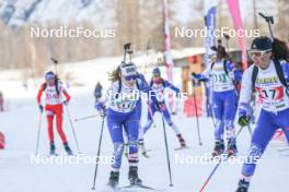 02.04.2023, Bessans, France (FRA): Chloe Missillier (FRA) - French Championships relay, Bessans (FRA). www.nordicfocus.com. © Authamayou/NordicFocus. Every downloaded picture is fee-liable.