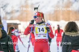 02.04.2023, Bessans, France (FRA): Maya Cloetens (FRA) - French Championships relay, Bessans (FRA). www.nordicfocus.com. © Authamayou/NordicFocus. Every downloaded picture is fee-liable.