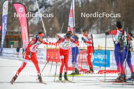 02.04.2023, Bessans, France (FRA): Martin Botet (FRA) - French Championships relay, Bessans (FRA). www.nordicfocus.com. © Authamayou/NordicFocus. Every downloaded picture is fee-liable.