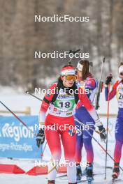 02.04.2023, Bessans, France (FRA): Lola Gilbert Jeanselme (FRA) - French Championships relay, Bessans (FRA). www.nordicfocus.com. © Authamayou/NordicFocus. Every downloaded picture is fee-liable.