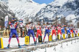 02.04.2023, Bessans, France (FRA): Leo Carlier (FRA) - French Championships relay, Bessans (FRA). www.nordicfocus.com. © Authamayou/NordicFocus. Every downloaded picture is fee-liable.