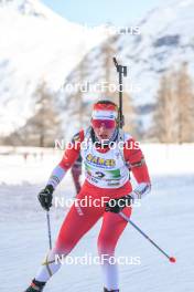 02.04.2023, Bessans, France (FRA): Justine Foulon (FRA) - French Championships relay, Bessans (FRA). www.nordicfocus.com. © Authamayou/NordicFocus. Every downloaded picture is fee-liable.