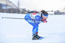 02.04.2023, Bessans, France (FRA): Lola Boudin (FRA) - French Championships relay, Bessans (FRA). www.nordicfocus.com. © Authamayou/NordicFocus. Every downloaded picture is fee-liable.